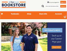 Tablet Screenshot of hopebookstore.com